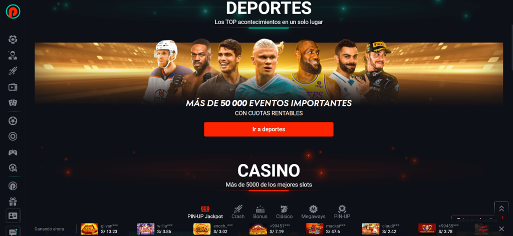 Casino en línea Pin-up en Perú