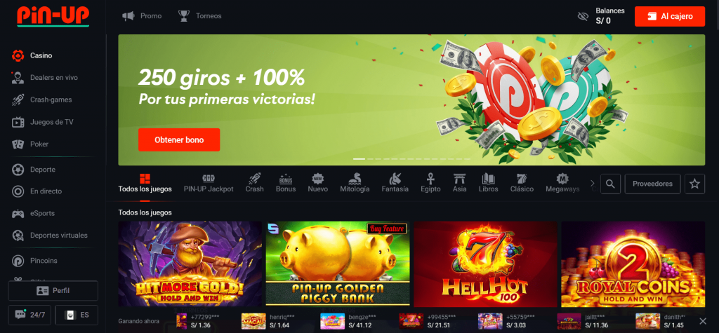 Bonos de casino en Perú